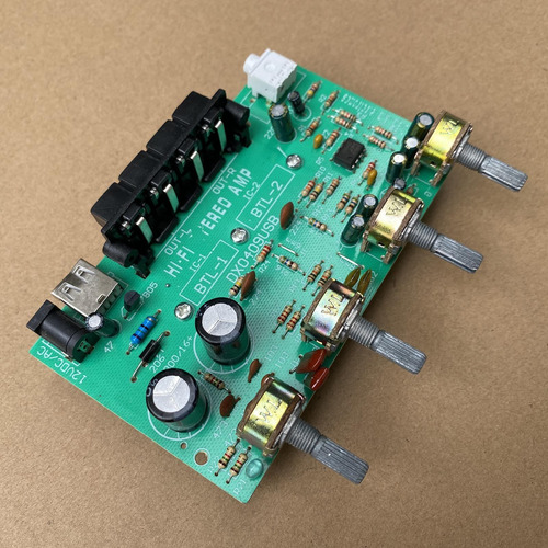 Dx0409 Dc 12v 2 Canales Audio Amplificador Esté De Del