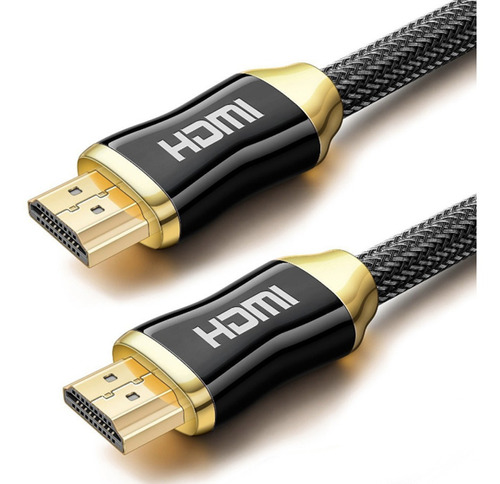 Cable Hdmi 4k Gold 1.5m Premium Tv Laptop Pc Xbox Ps Benkel