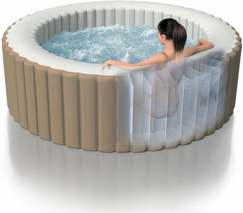 Jacuzzi Spa Inflable Intex Terapia De Burbujas 196x71cm