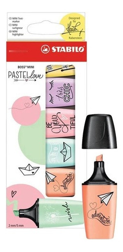 Stabilo Boss Mini Pastel Love Set X 6
