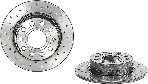 Jgo 2 Disco Hiperventilado Traseros A3 L4 2.0l 08/13 Brembo