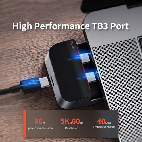 Hub Adaptador Multifuncional Hdmi Red Audio Macbook Baseus