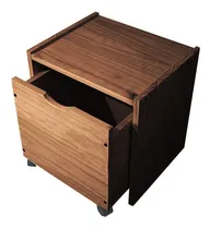 Comprar Baul Organizador Juguetero Cajon Ruedas Moderno Madera Color Cedro Zorzal
