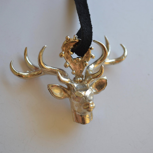 Collar De Ciervo, Animal, Joyeria De Autor, Cod1