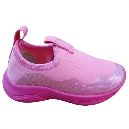 Tênis Calça Fácil Menina Escolar Pink World Colors 320006