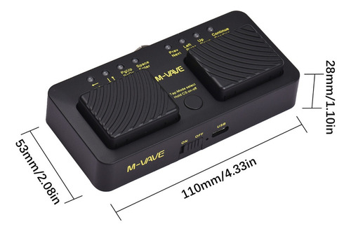 Para Pedal Inalámbrico Cube Spectrum M-vave Modes Tablets .
