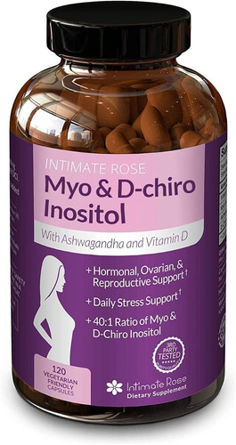 Myo And D-chiro Inositol 40:1 Con Vitamina D (120 Cápsulas)
