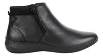 Comprar Botín Casual Negro\u002Fcafé Dama Cierre Lateral Flexi 25913