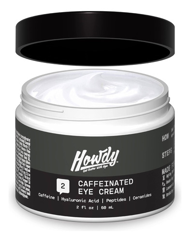 Howdy Crema De Ojos Con Cafena Para Hombre | Cuidado Natural