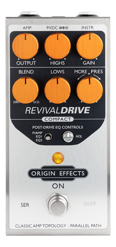 Pedal Revival Drive Compact Origin Effects Overdrive