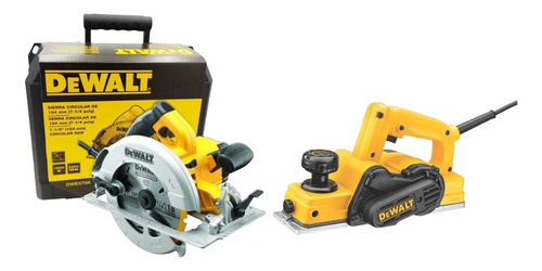 Kit Dewalt Sierra Circular 1800 W + Cepillo Eléctrico 550 W