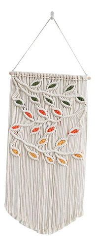 Nuevo Tapiz Rústico De Macramé For Colgar En La Pared, Borla