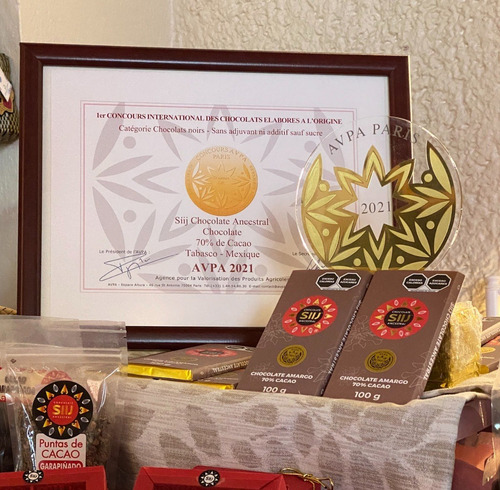 Imagen 3 de 3 de Barra Siij Chocolate 70% Ganadora Avpa Francia 2021