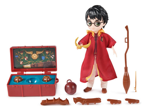 Wizarding World Harry De Lujo Quidditch Figura 8 Pulgadas