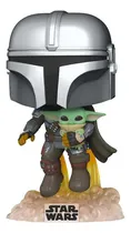 Comprar Funko Pop Mandalorian Mando Volando Con Jet Star Wars