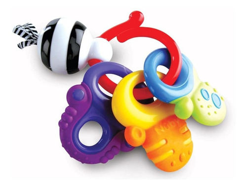 Nuby Fun Keys Teether Anillo.