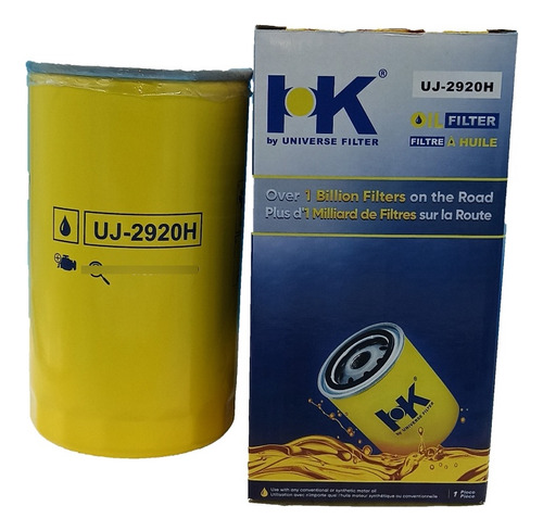 Filtro De Aceite Uj-2920h Ford, Tractores Massey-ferguson