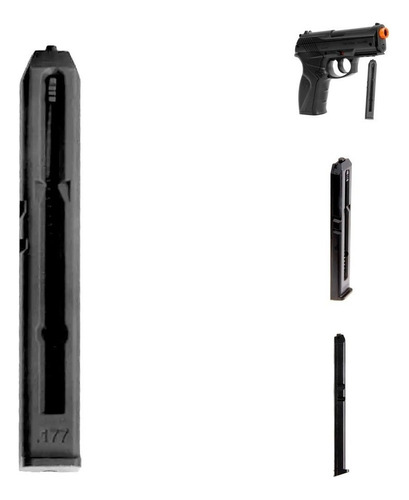 Magazine Pente Pistola C11 C12 M9 W301 Esfera 4,5mm