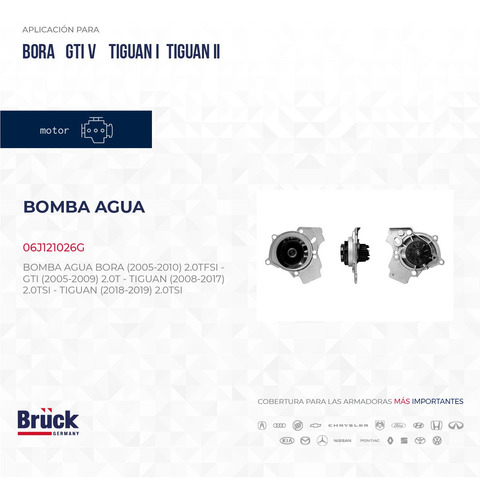 Bomba Agua Bora 2.0 Lts Turbo Tsi Euroespaña