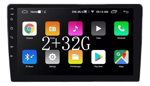 Estéreo Para Auto 1din Wifi Android 9 Pulgadas Carplay 2+32g