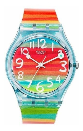 Imagen 1 de 6 de Reloj Swatch Color The Sky Gs124 | Original Envío Gratis