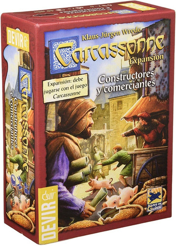 Carcassonne Expansión Constructores Y Comerciantes Devir J29