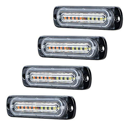 Barra De Luces Estroboscópicas De Emergencia Astra Depot 4pc