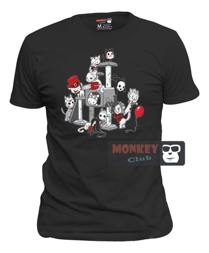 Playera Disfraz Gatitos Halloween -0001ma