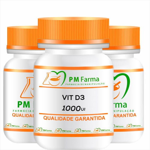 Vitamina D3 1.000ui 120 Cápsulas