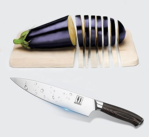 Cuchillo Profesional Allezola De 8 Pulgadas, Cuchillo De Coc