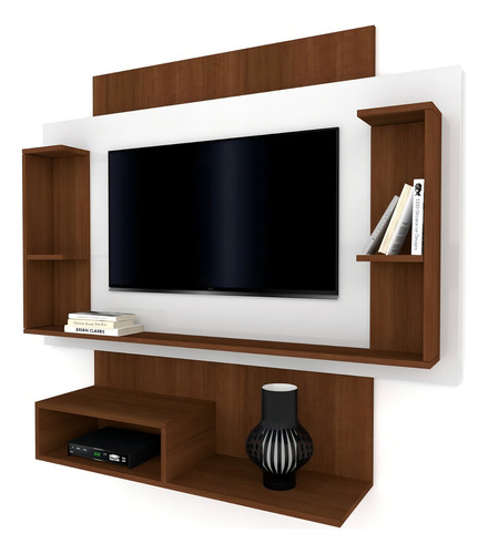 Panel Para Lcd/led Rack Livin Comedor Colgante Moderno H/40 Color Negro