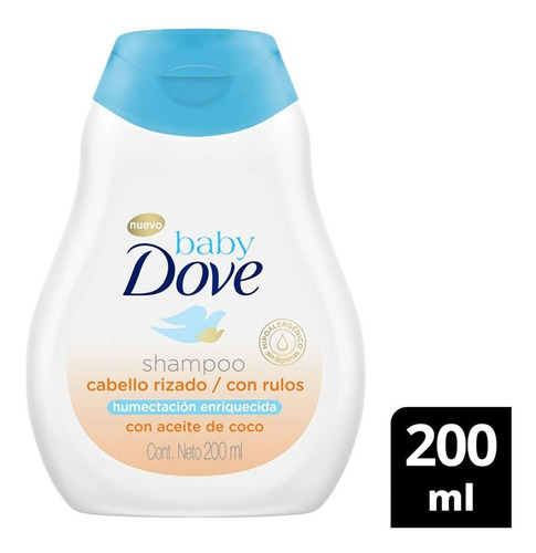 Shampoo Dove Baby Humectacion Para Cabello Rizado X 200 Ml