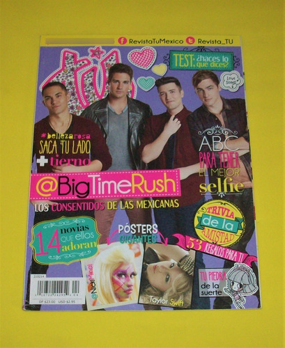 Big Tme Rush Revista Tu Nikki Minaj Ian Somerhalder Paty Can