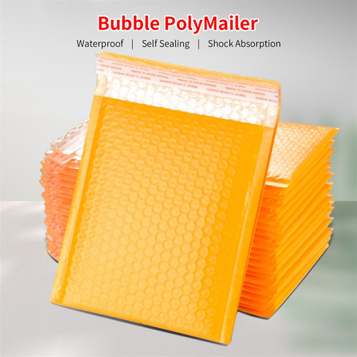 Mh Paquete De Entrega De Burbujas Polymailer De Burbujas