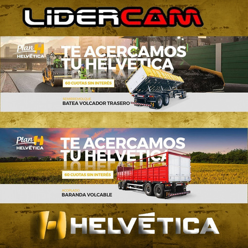 Semirremolque Acoplado Helvetica Nuevo Planes 60 Cuotas