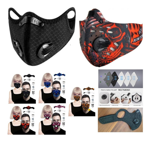 Máscara Deportiva De Entrenamiento Con Filtro, Training Mask