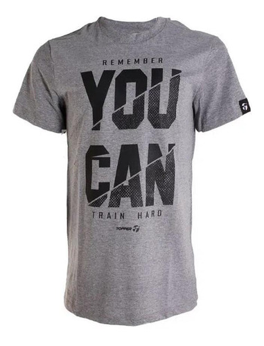 Topper Remera Kids - Mc Boys You Can Gris Melange