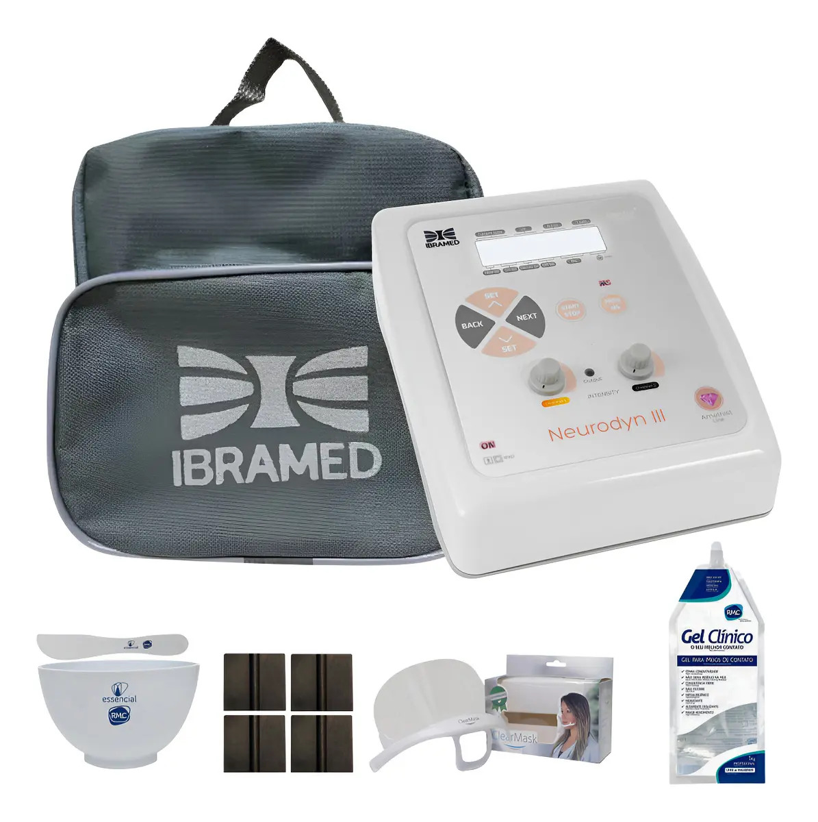 Neurodyn Iii Tens Fes 2 Canais Ibramed Portátil Anvisa Saúde