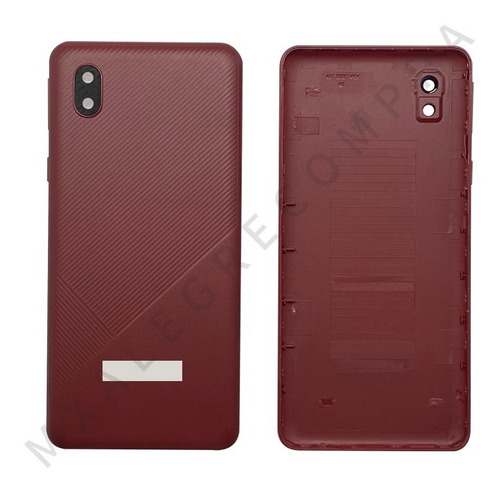 Tapa Trasera Carcasa Para Samsung A01 Core Sm-a013 Rojo