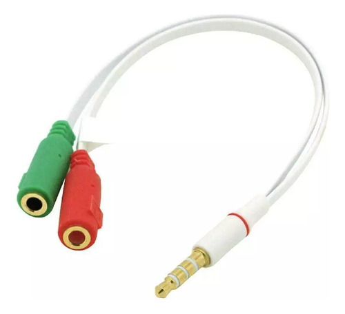 Cabo Auxiliar Para Fone E Microfone P3 Macho - P2 Fêmea