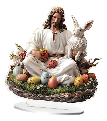 Decoración De De Pascua, Adorno Acrílico Plano 2d, Regalo,