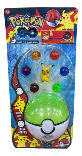 Muñecos  Pokebola Poke Go Mon Pikachu Jueguete Accesorios