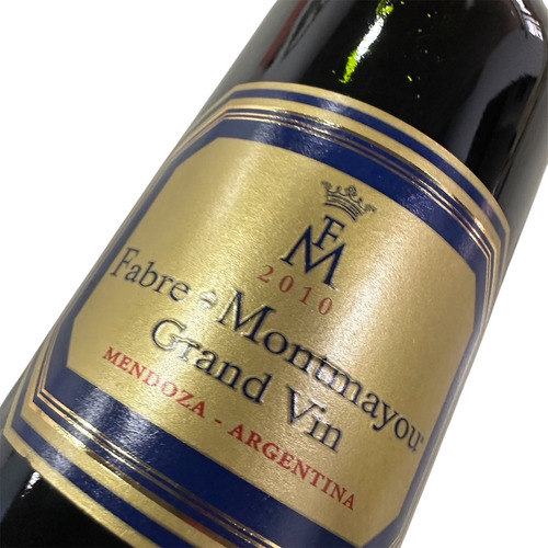 Vino Guardado Cava Subterranea Fabre Montmayou Año 2010
