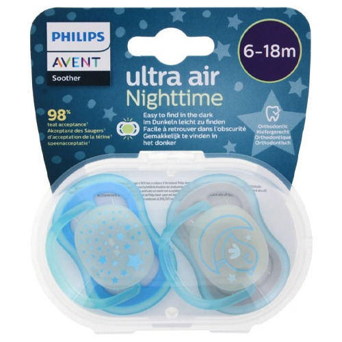 Chupon Avent Nocturno Ultra Air 6-18