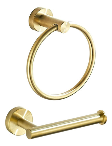 Juego De Anillos De Baño De Oro Toallas De Baño, Incl...