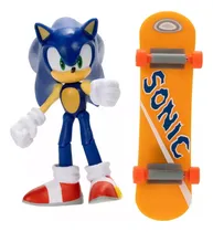 Comprar Muñeco Sonic 10 Cm Sonic The Hedgehog + Accesorio Skate M4e