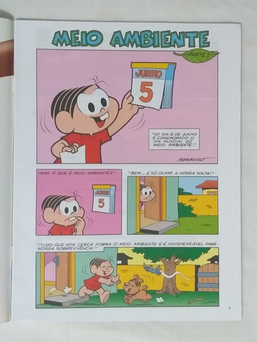 Turma Da Mônica Revista Você Sabia Meio Ambiente N 10 (Usado)