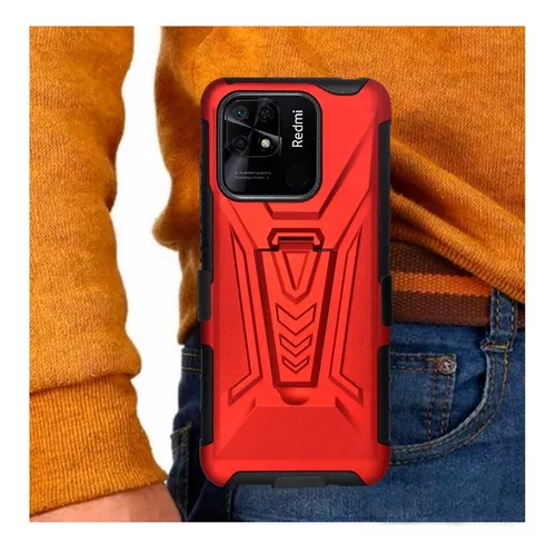  Cool Case for Xiaomi Redmi 10C Funda Rojo : Celulares y  Accesorios