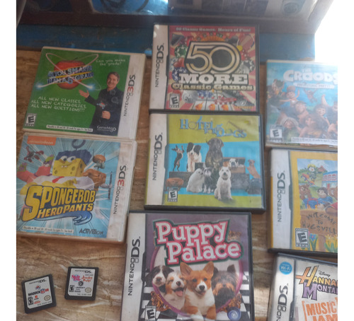 Lote De Juegos Nintendo Ds