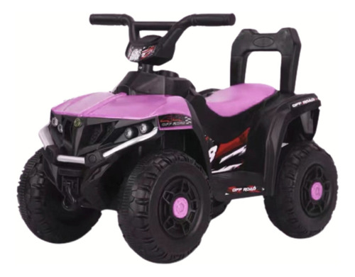 Moto Eléctrica Recargable Niño Enduro Luces Pito Colores Dt Color Rosado